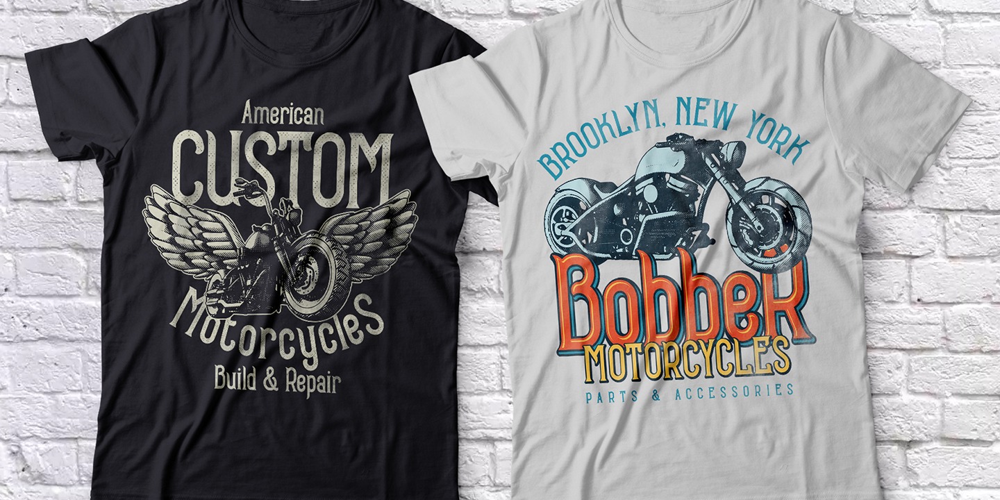 Example font Bobber Motorcycles #4